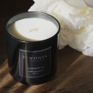 PIWONIA świeca sojowa