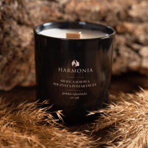 SOCZYSTA POMARAŃCZA świeca sojowa