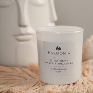 SOCZYSTA POMARAŃCZA świeca sojowa