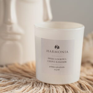 CIEPŁY KASZMIR świeca sojowa