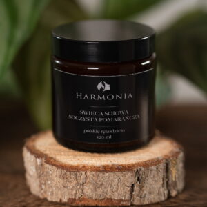 SOCZYSTA POMARAŃCZA świeca sojowa
